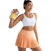 RUNNING GIRL Sports Bra for Women High Support,Molded Cup High Impact Sports Bras with Sewn in Pads(A-white)
