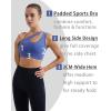 RUNNING GIRL Womens One Shoulder Sports Bras Workout Left Strap Yoga Bras Cute Medium Support Crop Top(Violet)