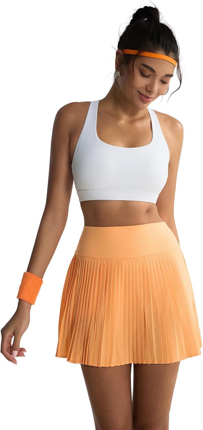 imageRUNNING GIRL High Impact Sports Bras for Women High Support Running Adjustable Sports Bra Molded Cup StrappyWhite