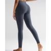 RUNNING GIRL Leggings with Pockets for Women,High Waist Athletic Yoga Pants with Tummy Control Buttery Soft(Dark Grey)