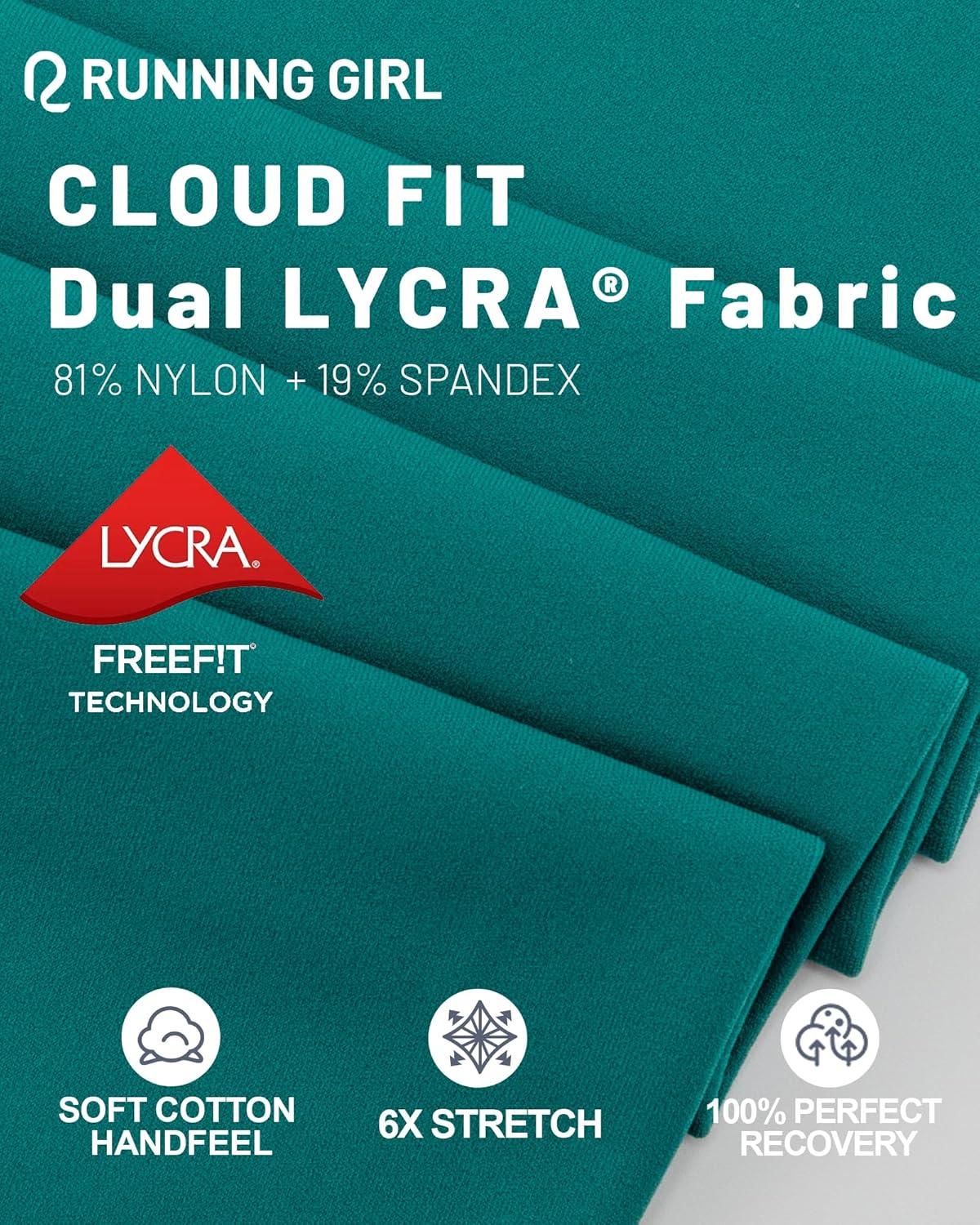 imageRUNNING GIRL Leggings with Pockets for Women Tummy Control 25quot High Waisted Yoga Pants Buttery Soft Gym Workout Yoga LeggingsEmerald Green