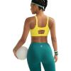 RUNNING GIRL Sports Bra for Women High Support, Molded Cup High Impact Sports Bras with Sewn in Pads(A-bright Yellow)