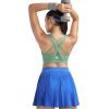 RUNNING GIRL Sports Bras for Women, Criss-Cross Back Padded Strappy Sports Bras Medium Support Yoga Bra with Removable Cups